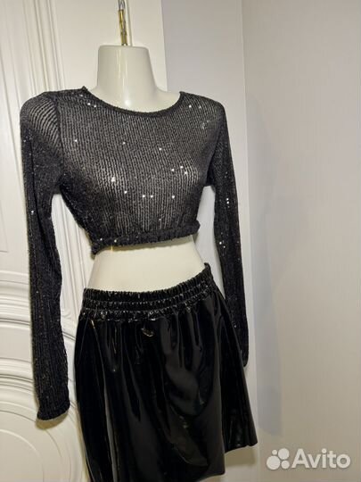 Топ женский с пайетками