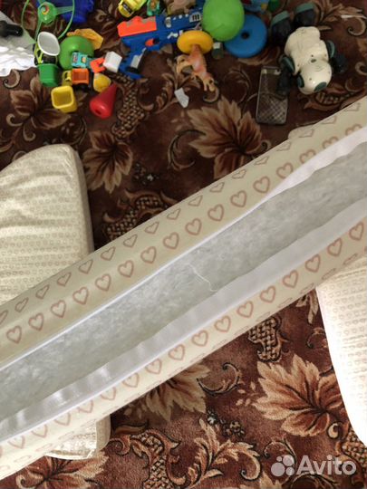 Матрас детский в овальную кроватку