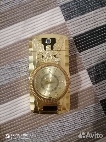 Часы зажигалка