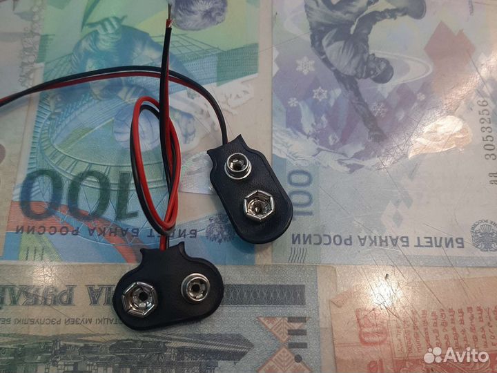 Гнездо питания для Кроны 9вольт