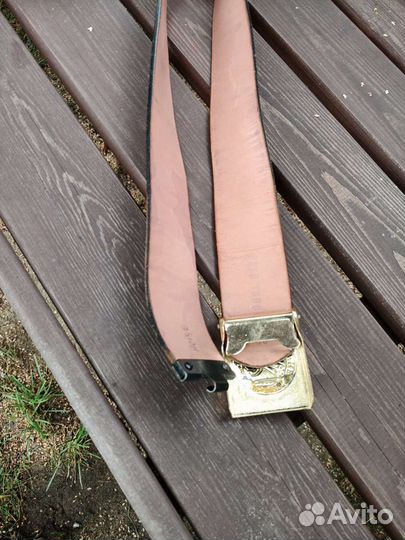 Ремень бундесвер парадный кожа