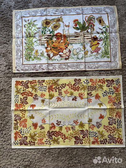 Кухонные полотенца и скатерти СССР