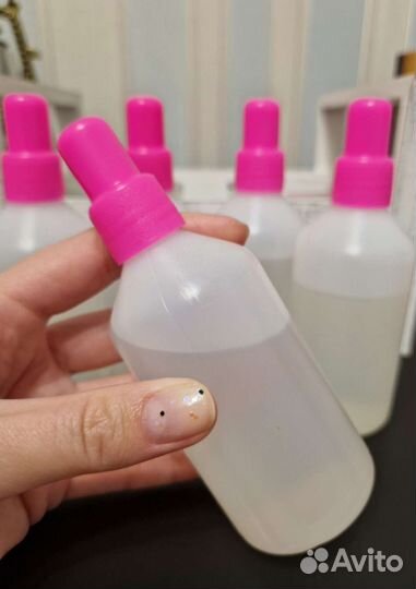 Лосьон (жидкость) для снятия наращенных волос