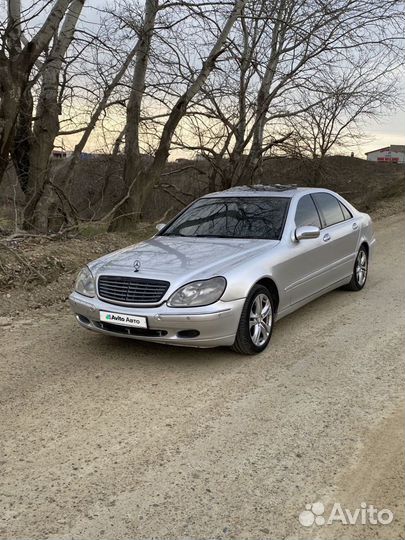 Mercedes-Benz S-класс 3.2 AT, 2000, 200 000 км