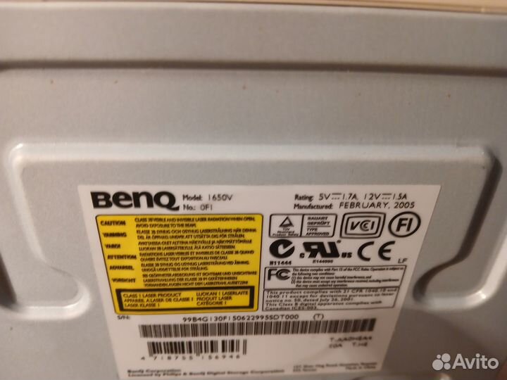 Оптический привод benq 1650V