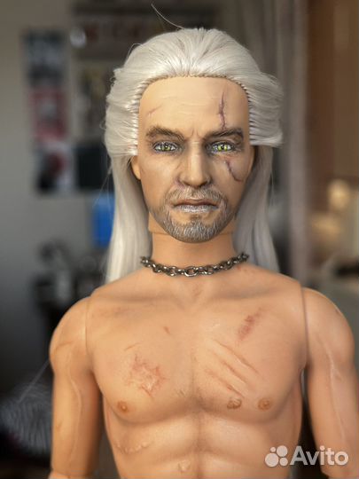 Кукла ooak the witcher 3 Geralt