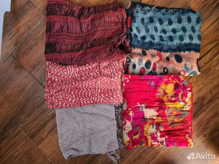 Шарфы, платок, снуд