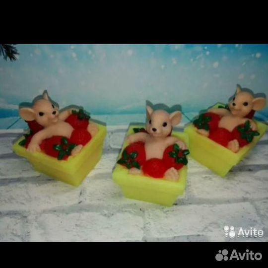 Форма силикон для мыла бу