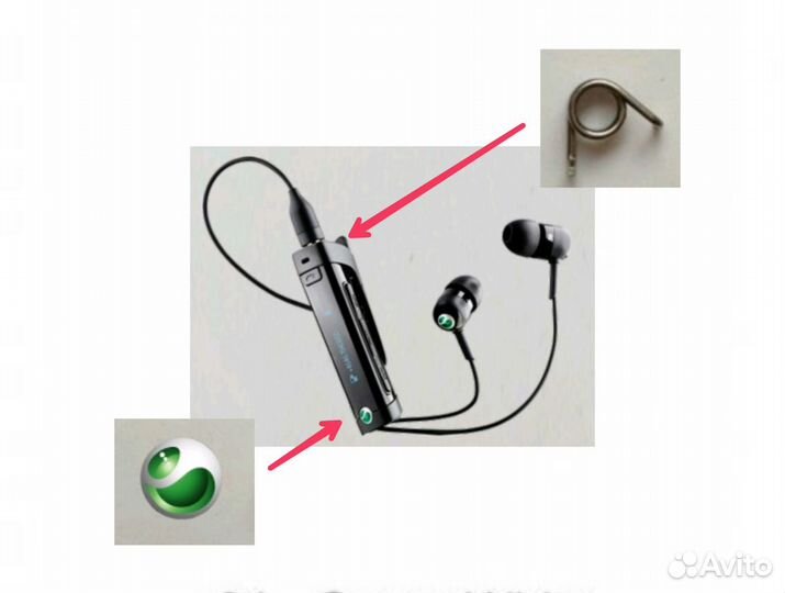 Sony родная пружинка от клипсы
