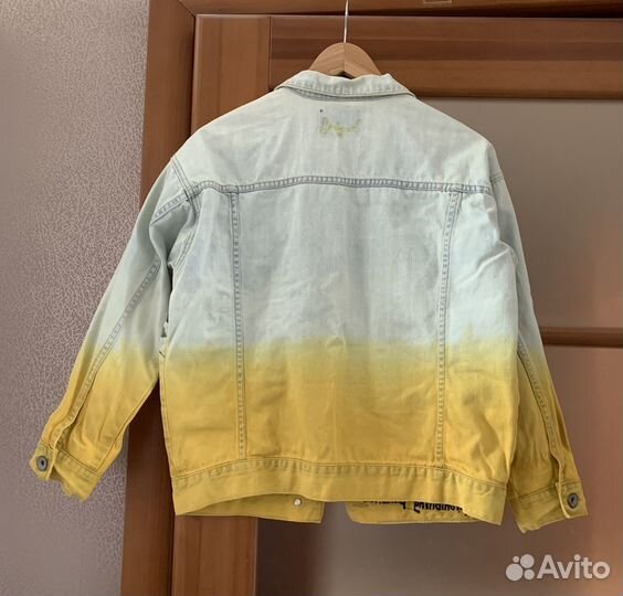 Джинсовка с росписью desigual
