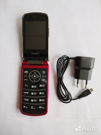 Кнопочный телефон texet tm-414