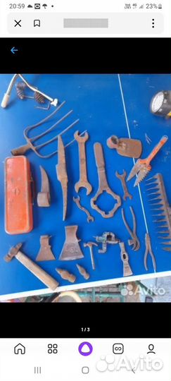 Инструмент, топоры, вилы, косы СССР