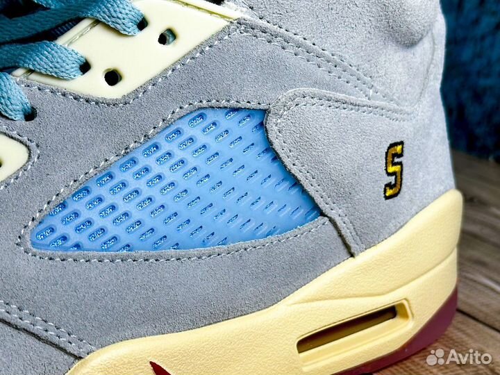 Кроссовки Nike Air Jordan 5 Trophy Room Ice Blue