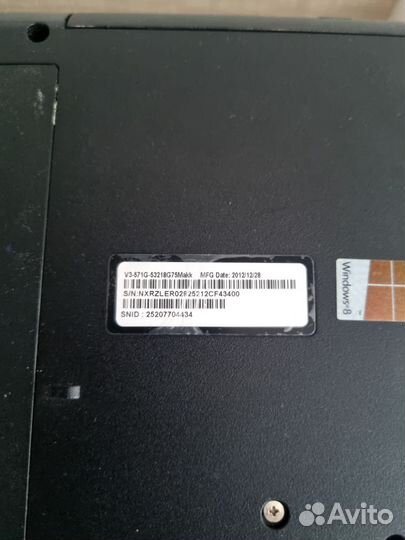 Ноутбуки acer v3 571