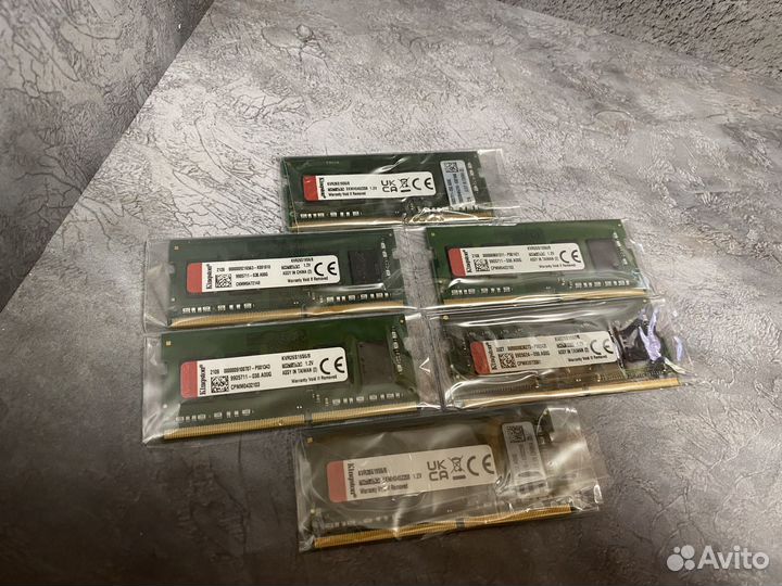 Оперативная память ddr4 Kingston kvr26s19s6/8 gb