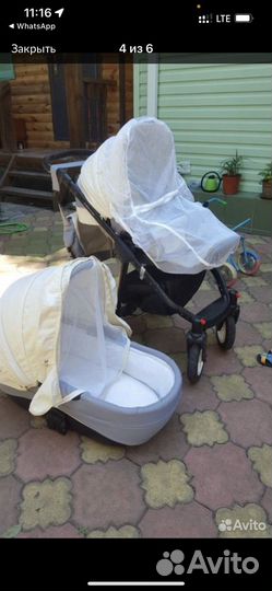 Коляска 2 в 1 adamex pajero