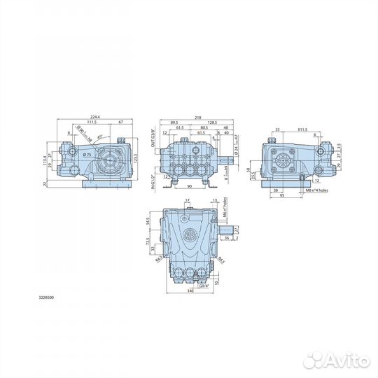 Помпа RR 15.20 N DX