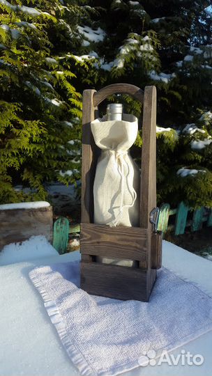 Подарочные ящички- переноски для вина