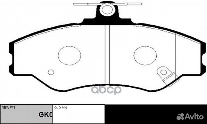 Колодки hyundai porter(tagaz) ckkh-19 CTR