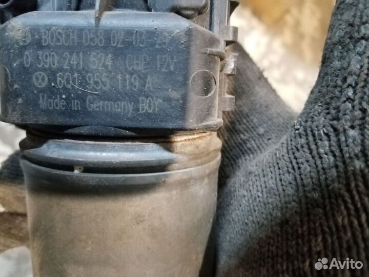 Моторчик трапеции дворников Фольксваген Поло 2005г