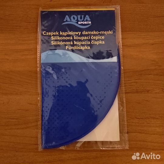 Силиконовая шапочка для плавания aqua sports новая