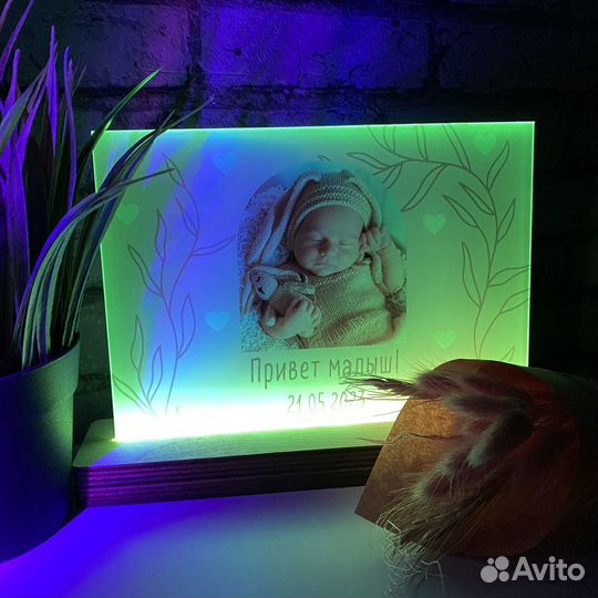 Витраж с вашим фото