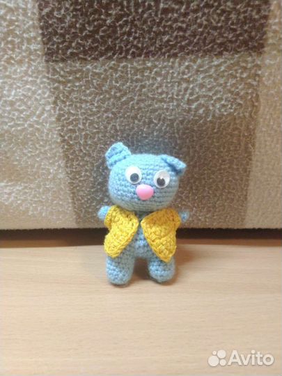 Вязаные игрушки ручной работы. Кукла, Кот, Лиса