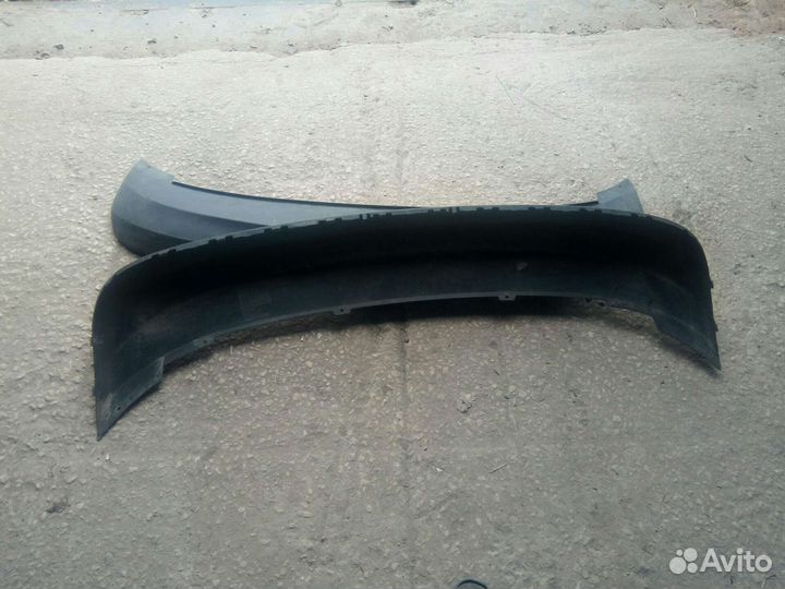 Юбка заднего бампера Шкода Рапид 5JH807521