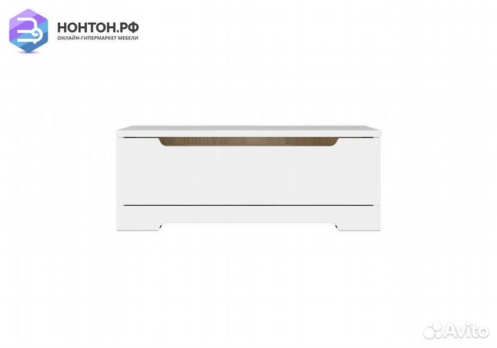 Тумба Палермо-3 белый глянец