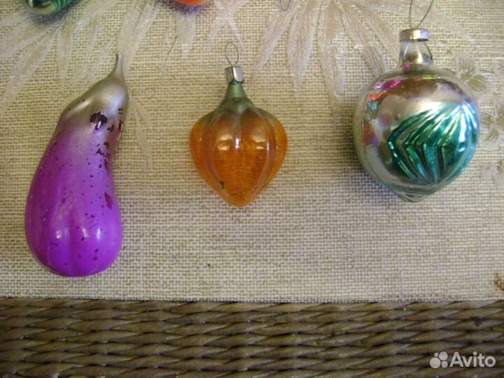 Елочные игрушки СССР (стекло) 10 штук в Колпино