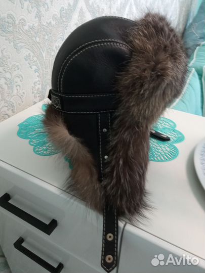 Мужская шапка натуральный мех