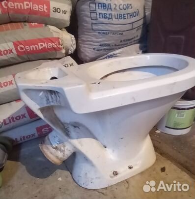 Унитаз строительный бу