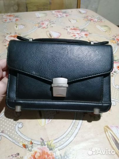 Барсетка кожа