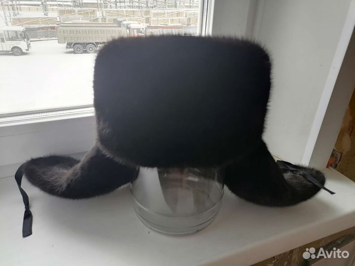Норковая шапка мужская