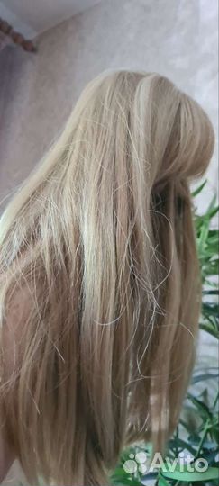 Парик блонд длинный