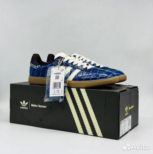 Wales Bonner Adidas Samba OG Croc Collegiate Navy