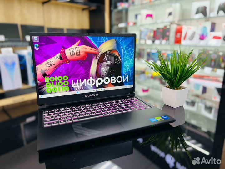 Игровой ноутбук intel Core i5-12500H/RTX 4050/SSD