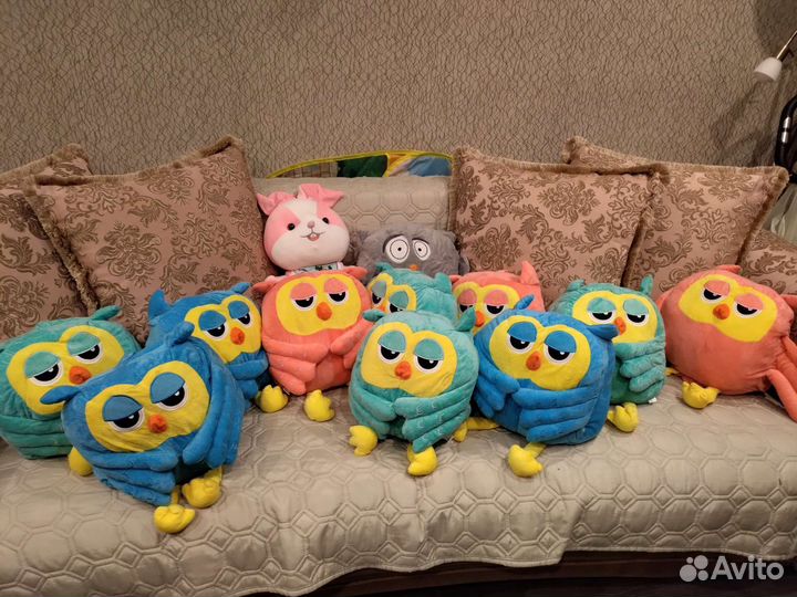 Подушка игрушка с пледом