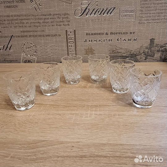 Фужеры, рюмки и стопки хрусталь и стекло