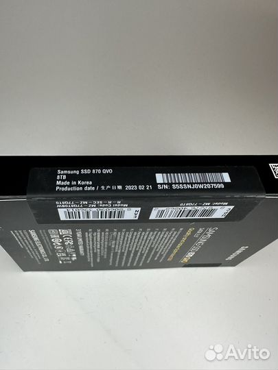 Новый SSD Samaung 870 QVO 8TB