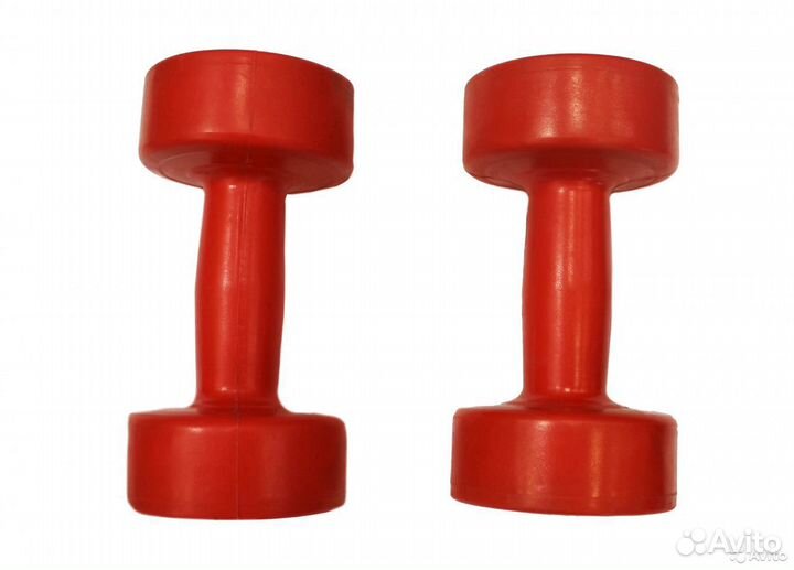 Гантель для фитнеса, гантель резиновая 1,5 кг