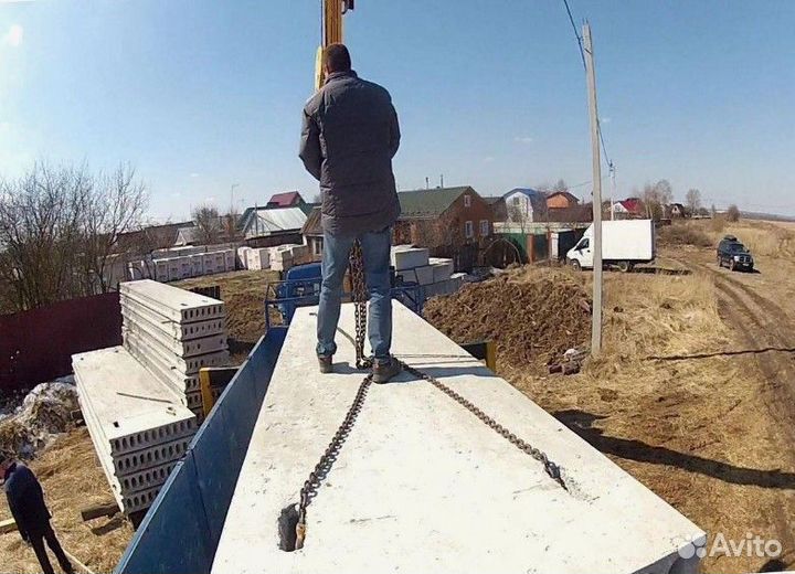 Плиты на стройку с проушинами