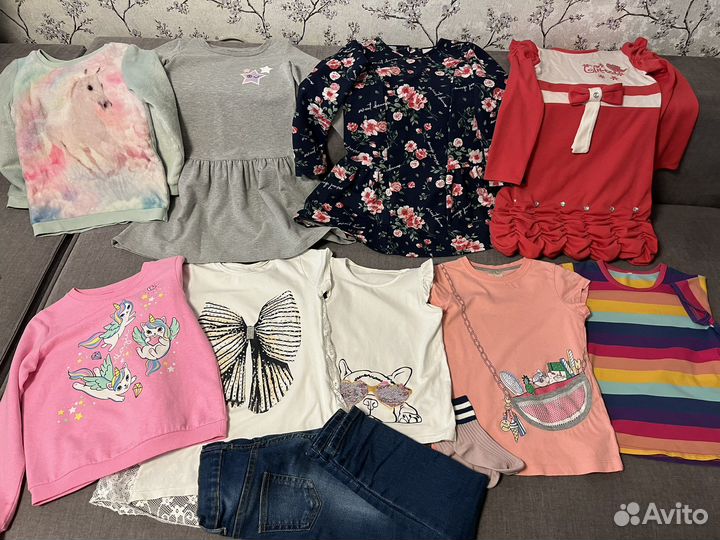 Пакет финменых вещей на девочку 5-7 лет