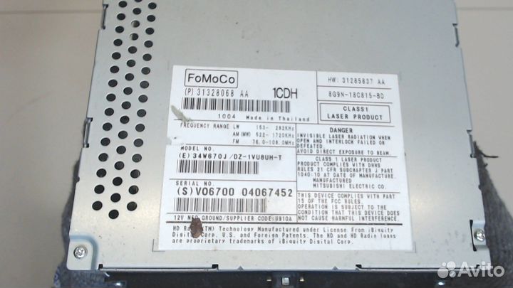 Магнитола Volvo XC60, 2010