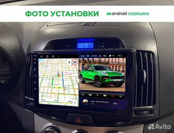 Штатная магнитола Hyundai Elantra 4 HD 06-12