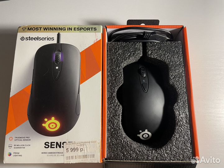 Игровая мышка Steelseries sensei ten