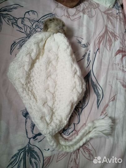 Шапка для девочки 110-128