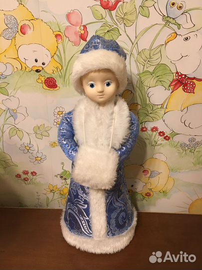 Снегурочка под елку 36 см большая