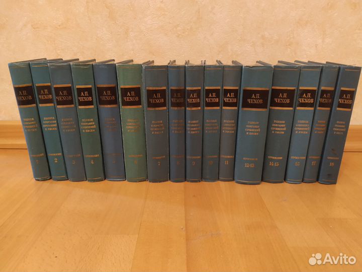 Чехов. Сочинения, 18 томов