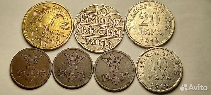 Черногория, Данциг, Болгарское царство,Мадагаскар